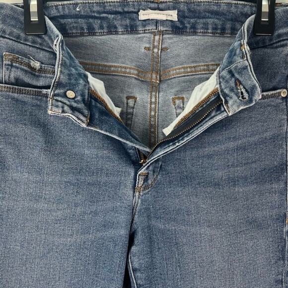 Good American Women's Good Legs Straight Jeans Medium Wash - Picture 9 of 11